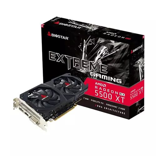 BIOSTAR AMD Radeon RX5500XT 8GB DDR6 Graphics Card