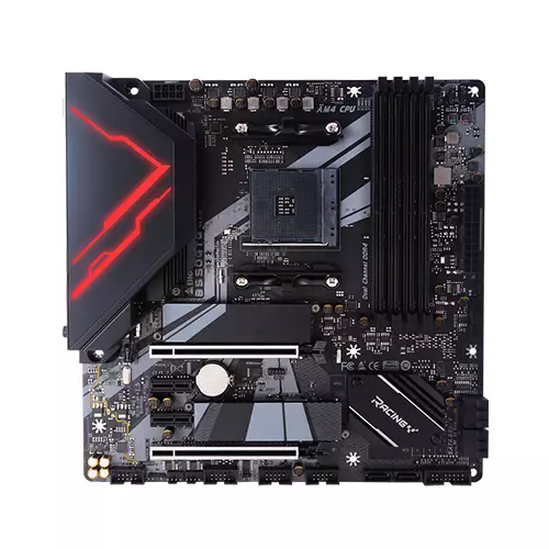 BIOSTAR Racing B550GTQ AMD B550 microATX Gaming Motherboard-gallery-1