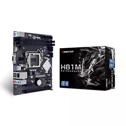 Biostar H81MHV3 4th gen Motherboard