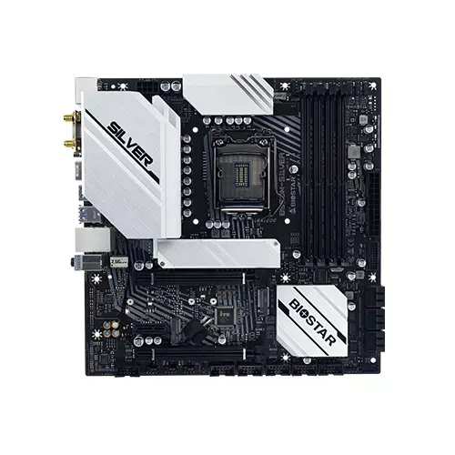 BioStar B560M-SILVER 10th & 11th Gen Micro ATX Intel Motherboard-1