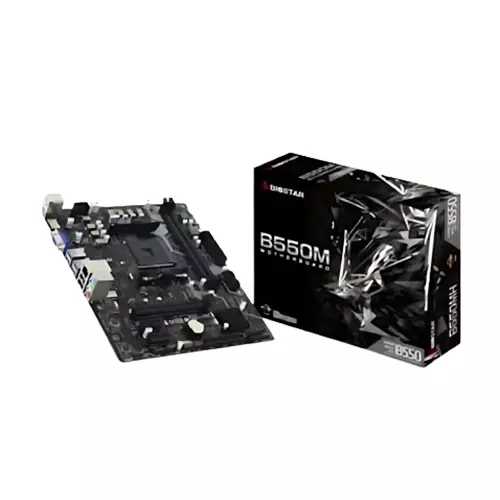 BIOSTAR B550MH RACING AMD AM4 MOTHERBOARD