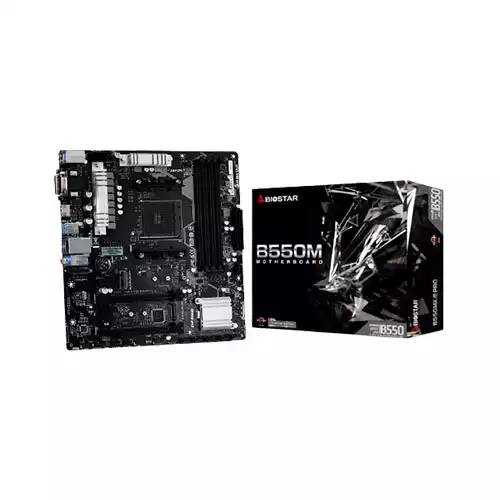 BIOSTAR B550MX/E PRO MICRO AM4 DDR4 ATX AMD MOTHERBOARD