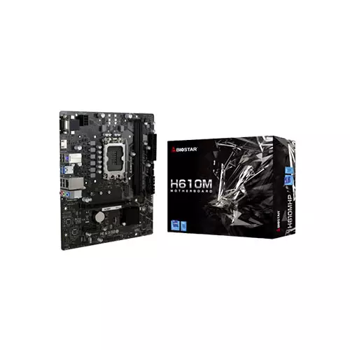 BIOSTAR H610MHP 12TH/13TH GEN MICRO ATX INTEL MOTHERBOARD
