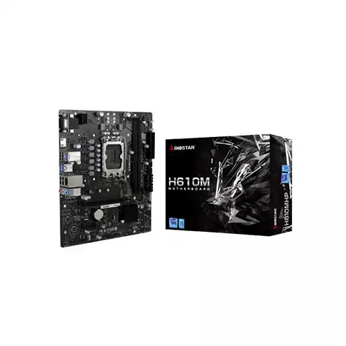 BIOSTAR H610MHP 12TH/13TH GEN MICRO ATX INTEL MOTHERBOARD