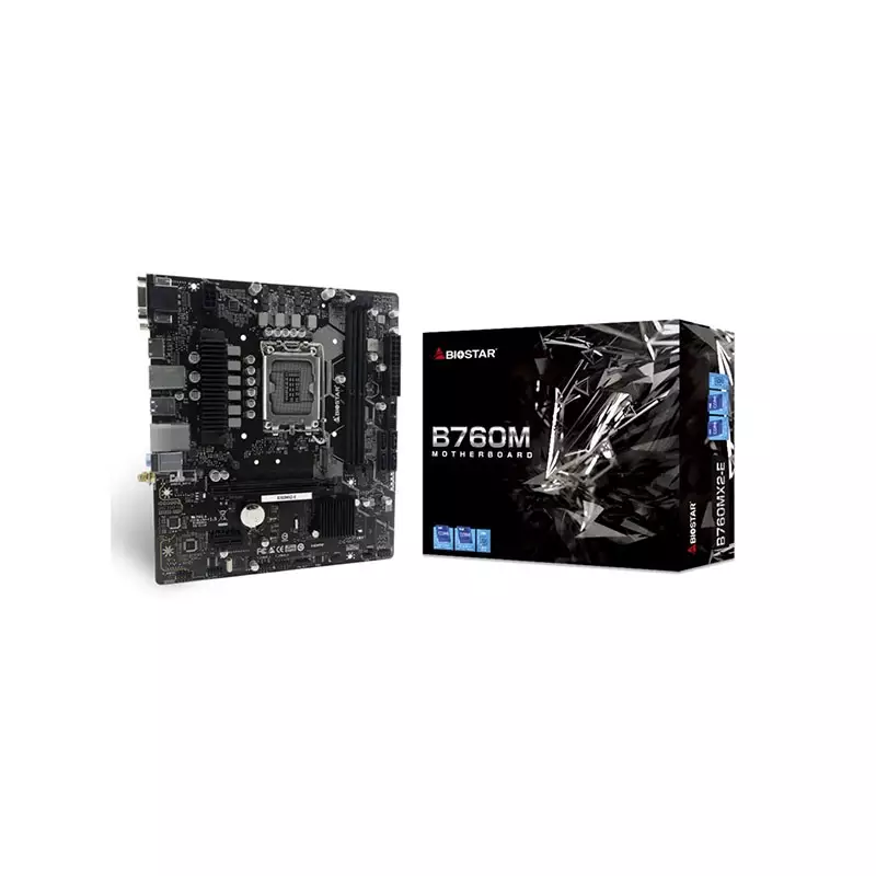 BIOSTAR B760MX2-E DDR5 12th/13th mATX Gaming Motherboard