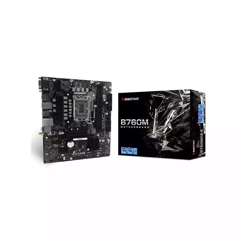 BIOSTAR B760MX2-E DDR5 12th/13th mATX Gaming Motherboard