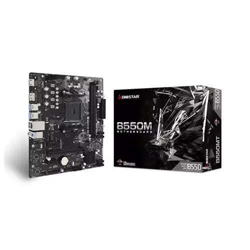 BIOSTAR B550MT V 6.0 DDR4 AMD AM4 Micro ATX Motherboard