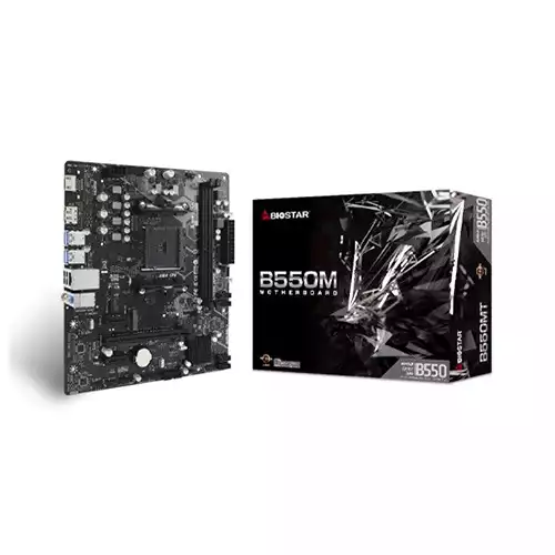 BIOSTAR B550MT V 6.0 DDR4 AMD AM4 Micro ATX Motherboard