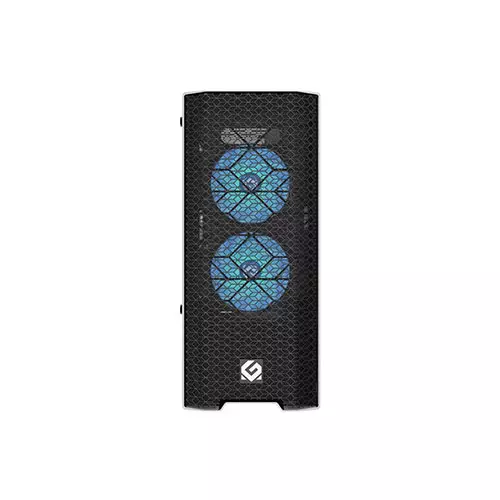 Metallic Gear Neo Air ATX Mid Tower RGB Gaming Case (White)-2