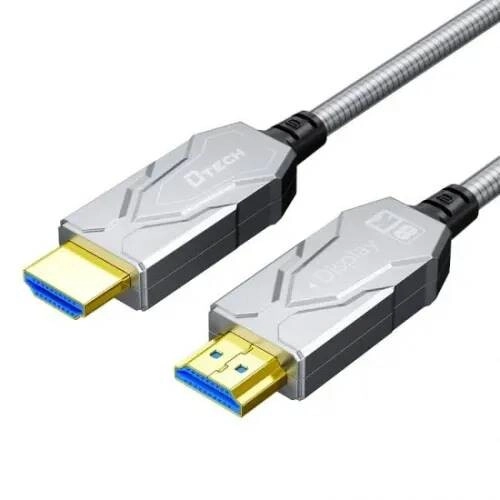 DTECH DT-HF8150K 150m HDMI To HDMI 8k Armor Fiber Optic Cable - 1