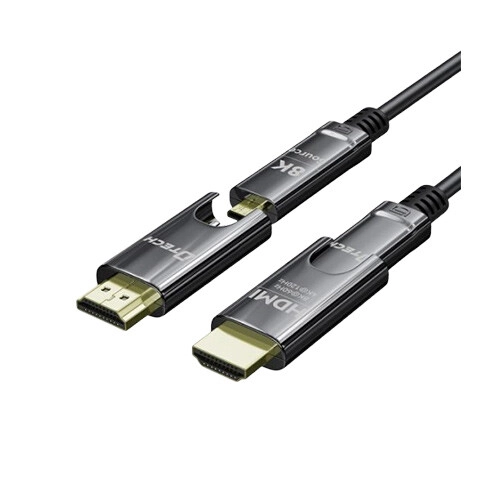 DTECH DT-HF3020 D-A Support HDMI To HDMI 8K 20M Fibre Optic Cable - 1