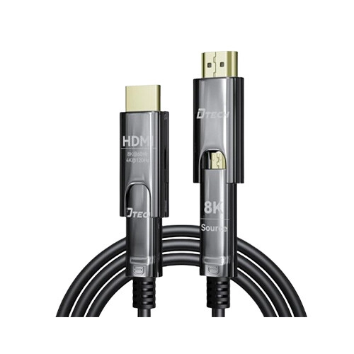 DTECH DT-HF3025 D-A Support HDMI TO HDMI 8K 25M Fiber Optic Cable - 1