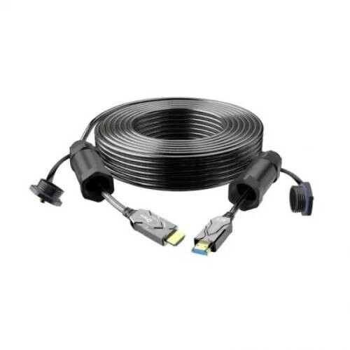 DTECH DT-HF8060KF 60m 8k HDMI Armored Fiber Optic Cable With Waterproof Shell - 2