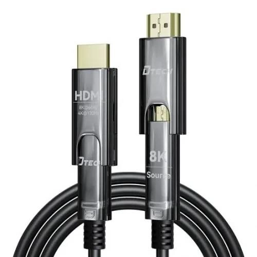DTECH DT-HF3015 15m D-a Support HDMI To HDMI Fiber Optic Cable