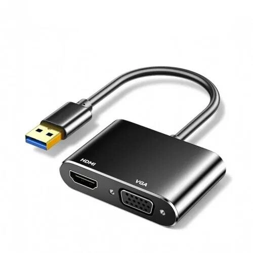 Dtech DT-2906 USB 3.0 to VGA & HDMI Converter