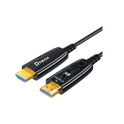 DTECH DT-HOF8001 1M HDMI 2.1 Fiber Optic Cable - 1