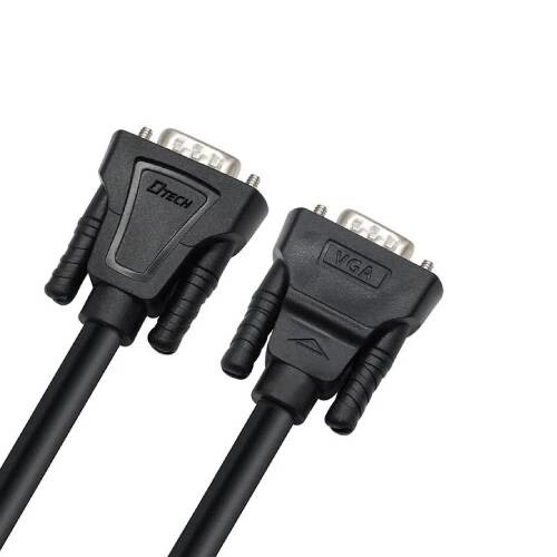 DTECH DT-V010 40 Meter Black VGA Male to Male Cable