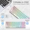 RK ROYAL KLUDGE RK100 Wireless Tri-Mode Mechanical Keyboard (Red Switch)-2