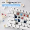 RK ROYAL KLUDGE RK100 Wireless Tri-Mode Mechanical Keyboard (Red Switch)-4
