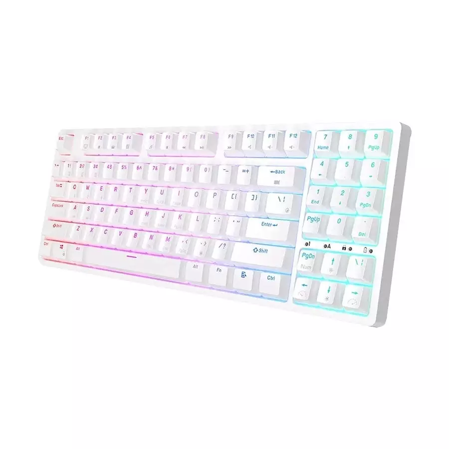 RK ROYAL KLUDGE RK92 TRI MODE WIRED BLUETOOTH 2.4G MECHANICAL GAMING KEYBOARD-gallery-1