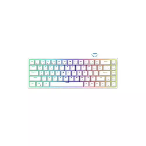 ROYAL KLUDGE RK837 G68 DUAL MODE RGB GAMING KEYBOARD - 1