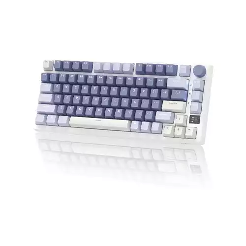 ROYAL KLUDGE RK M75 GASKET MOUNTED TRI-MODE MECHANICAL KEYBOARD (Ocean Blue)