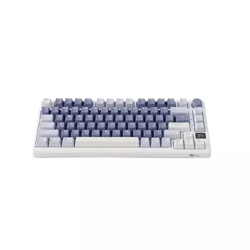 Royal Kludge RK M75 Tri Mode RGB Mechanical Gaming Keyboard - K Silver Switch (Ocean Blue) - 2