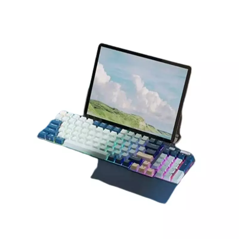 Royal Kludge RK96 Tri Mode RGB Brown Switch Mechanical Gaming Keyboard (Forest Blue)-1