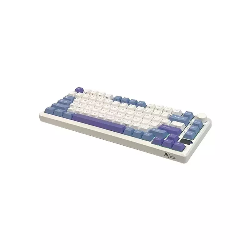 Royal Kludge RK M75 Tri Mode RGB Silver Switch Mechanical Gaming Keyboard (Taro Milk)-2