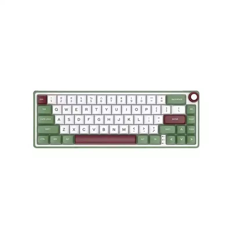 Royal Kludge RK R65 Wired RGB Brown Switch Mechanical Gaming Keyboard (Greensand)