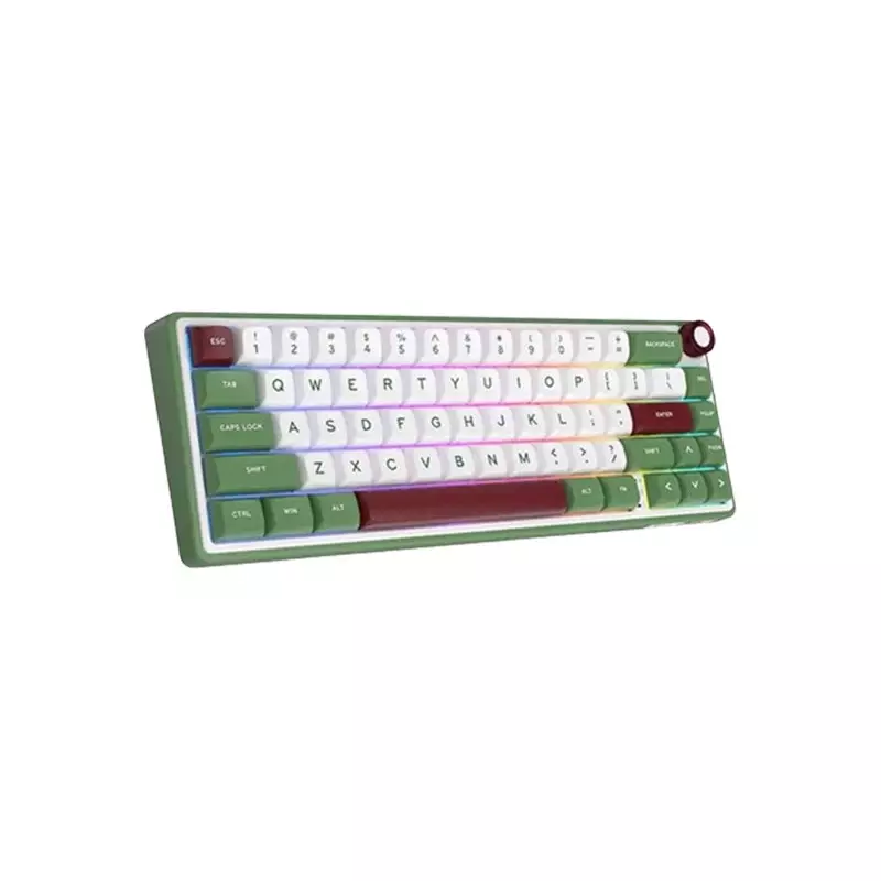 Royal Kludge RK R65 Wired RGB Brown Switch Mechanical Gaming Keyboard (Greensand) - 2