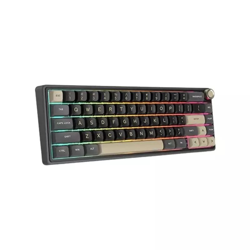 Royal Kludge RK R65 Wired RGB Chartreuse Switch Mechanical Gaming Keyboard (Phantom)-2