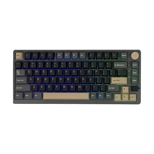 Royal Kludge RK M75 Tri Mode RGB Silver Switch Mechanical Gaming Keyboard (Phantom)-gallery-1