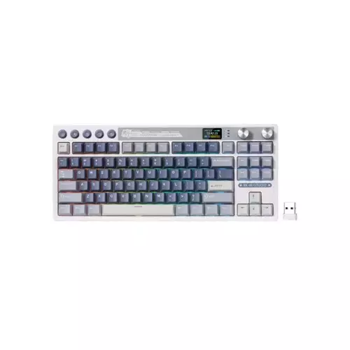 Royal Kludge M87 Mechanical Keyboard - Beige Switch-1