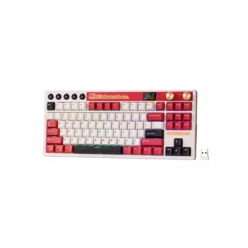 Royal Kludge M87 Mechanical Keyboard - Beige Switch