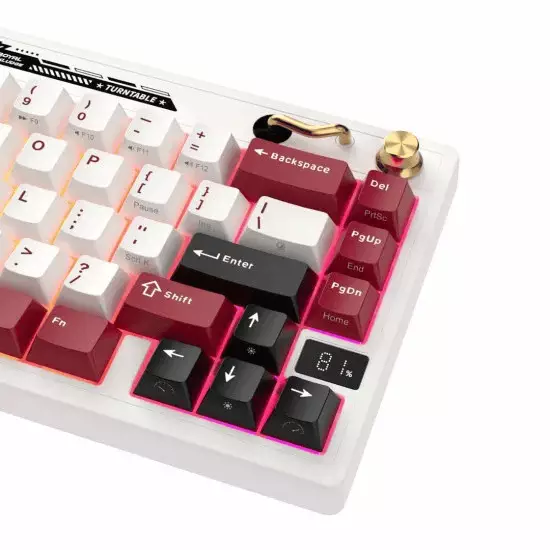 Royal Kludge M65 Tri-Mode Wireless RGB Mechanical Keyboard Famicom-gallery-2