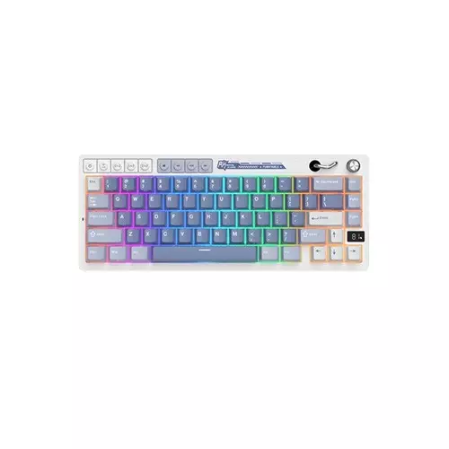 Royal Kludge M65 Tri-Mode Wireless RGB Mechanical Keyboard Ocean Blue