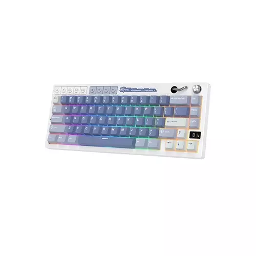 Royal Kludge M65 Tri-Mode Wireless RGB Mechanical Keyboard - Ocean Blue - 1