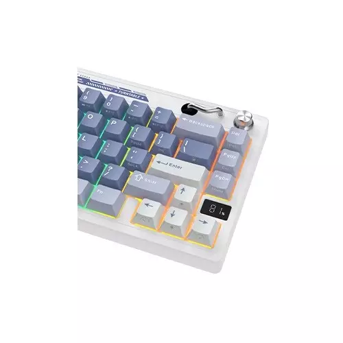 Royal Kludge M65 Tri-Mode Wireless RGB Mechanical Keyboard - Ocean Blue - 2