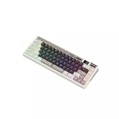 ROYAL KLUDGE RK M70 Tri Mode Mechanical Gaming Keyboard Beige Switch-1