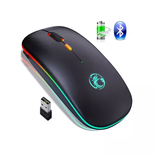 IMICE E-1300 WIRELESS BLUETOOTH ULTRA SLIM BACKLIT MOUSE - 1