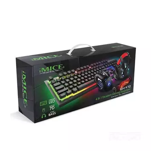 IMICE GK-470 4 In 1 Gaming Combo - 1