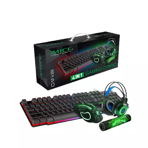 IMICE GK-490 4-in-1 Gaming Kit Combo