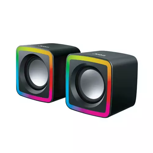 Jedel S575 Compact 2.0 Usb Powered Rgb Wired Speaker