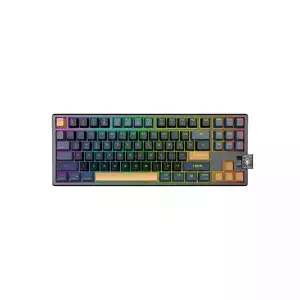 JEDEL WKL-102 RGB Hot Swappable Tri-Mode Wireless Mechanical Keyboard - Blue Switch