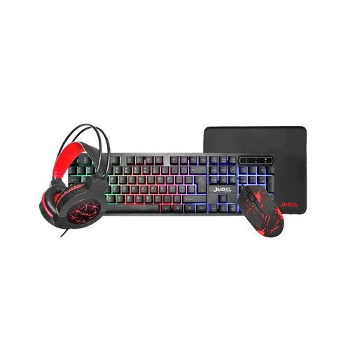 JEDEL CP-05 4 in 1 Mech Keyboard and Mouse Gaming combo