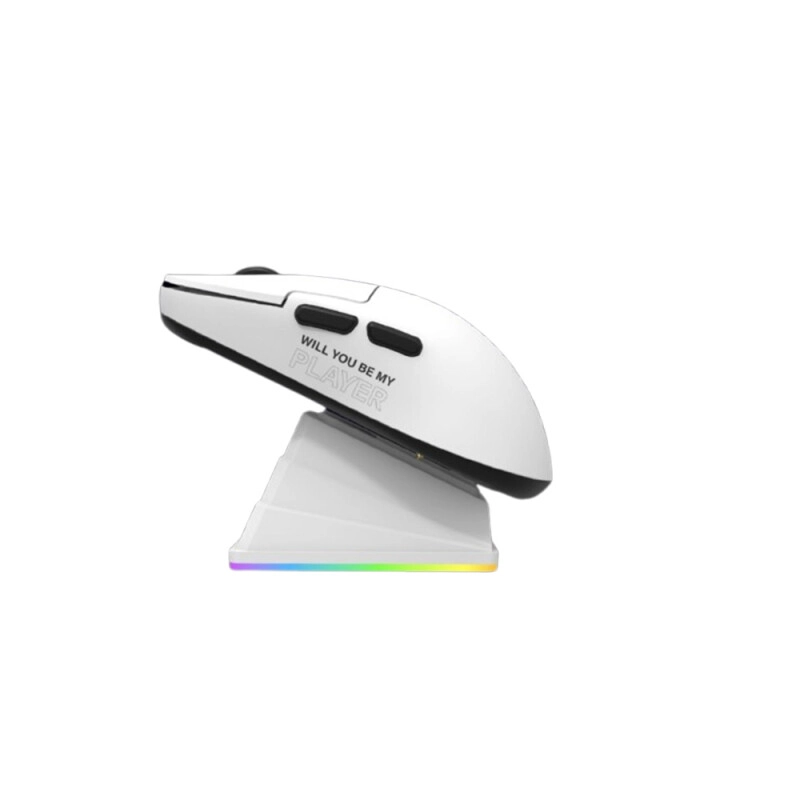 JEDEL GWH-113 6D 3-Mode Gaming Mouse with Charging Dock(White) - 1