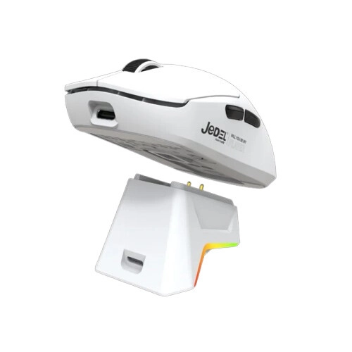 JEDEL GWH-115 Wireless Mouse with Digital Display & RGB Dock - 2