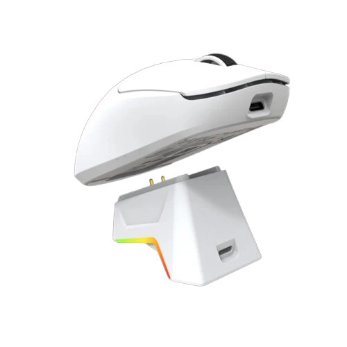JEDEL GWH-115 Wireless Mouse with Digital Display & RGB Dock - 3