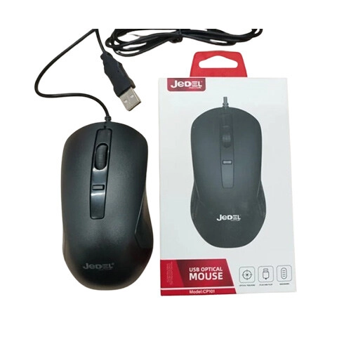 JEDEL CP101 4D Wired Office Mouse (Black) - 1